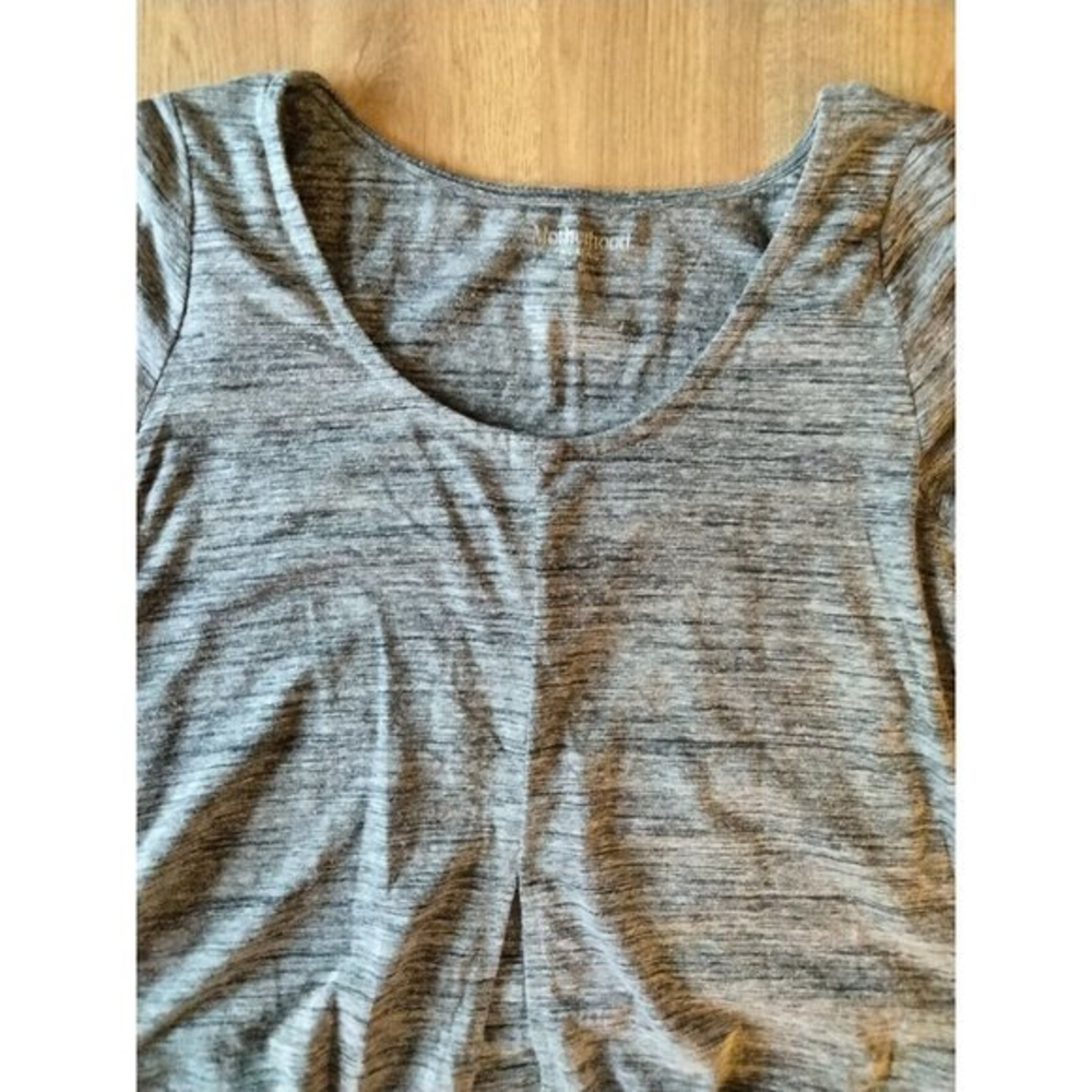 Motherhood Nursing Heather Grey Top‎ Size Medium